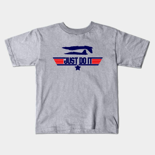 Top Gun inverted Kids T-Shirt by udezigns